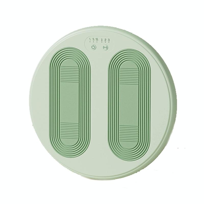 Adjustable 5V Usb Foot Massager Warmer 3 Temp & Vibration Levels - Milk Green