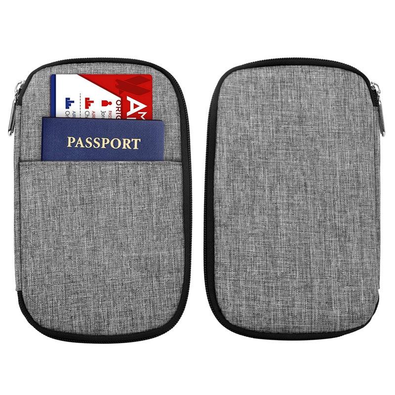 Multi Function Travel Storage Bag For Passports - Red