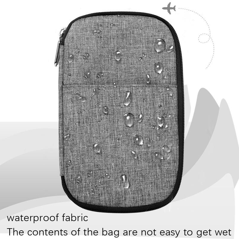 Multi Function Travel Storage Bag For Passports - Red