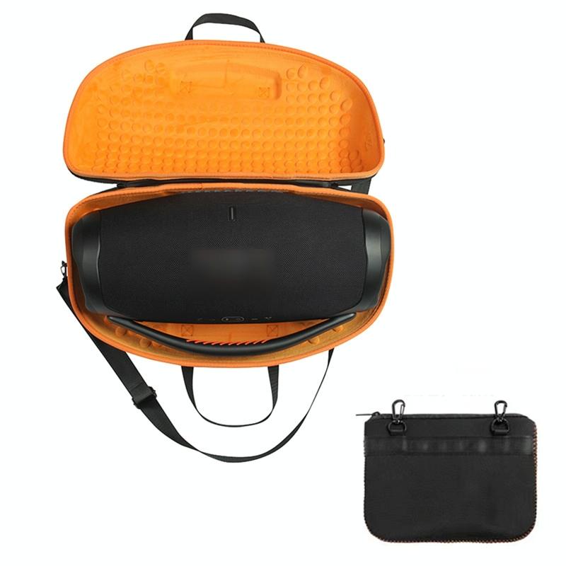 Jbl Boombox 3 Portable Storage Case with Charger Bag - Eva Material - Black + Grey