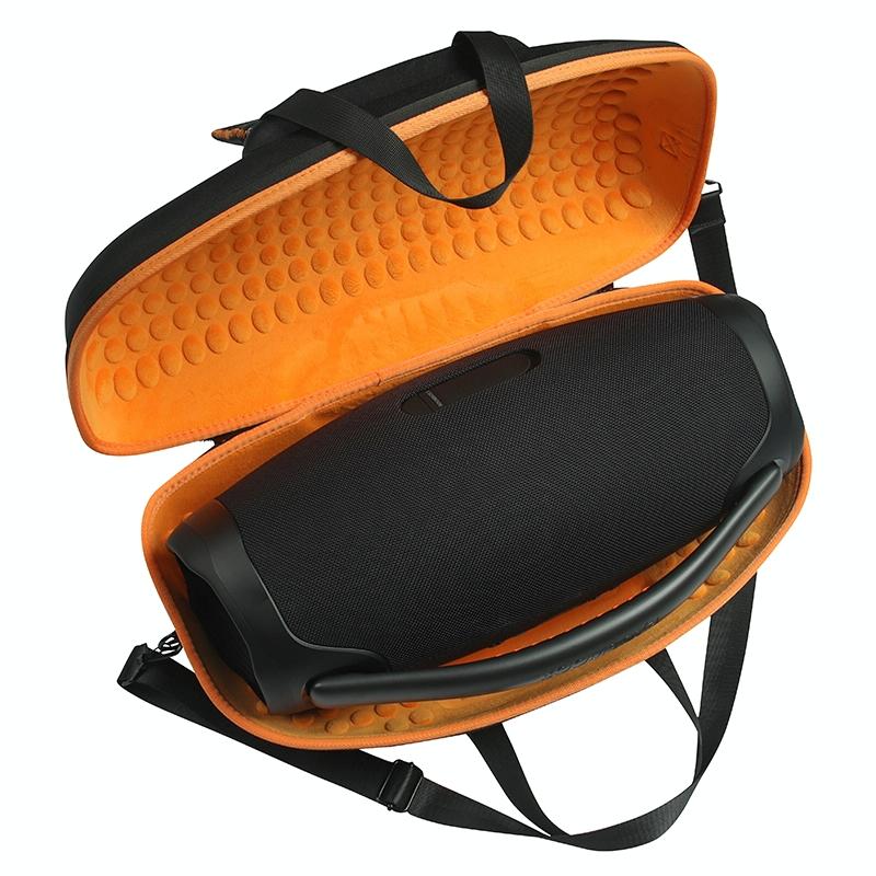 Jbl Boombox 3 Portable Storage Case with Charger Bag - Eva Material - Black + Grey