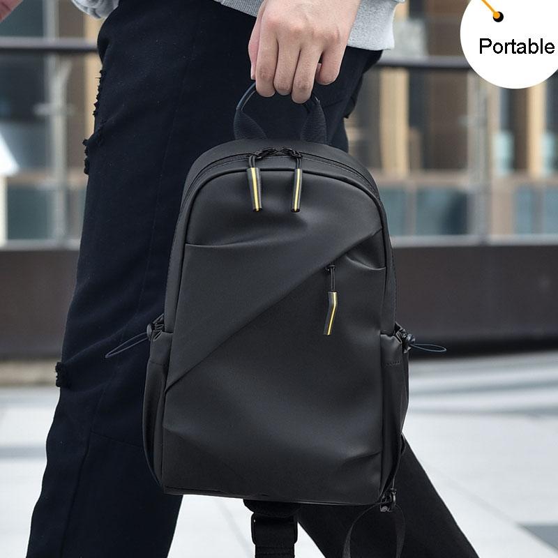 Large Capacity Waterproof Crossbody Chest Bag - Gray