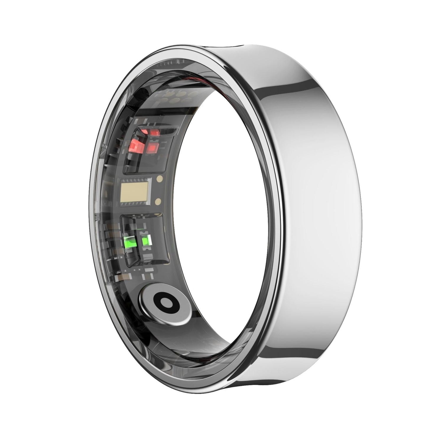 Smart Ring With Heart Rate Blood Oxygen Sleep Monitoring & Sports Modes - Size 12 - Gold
