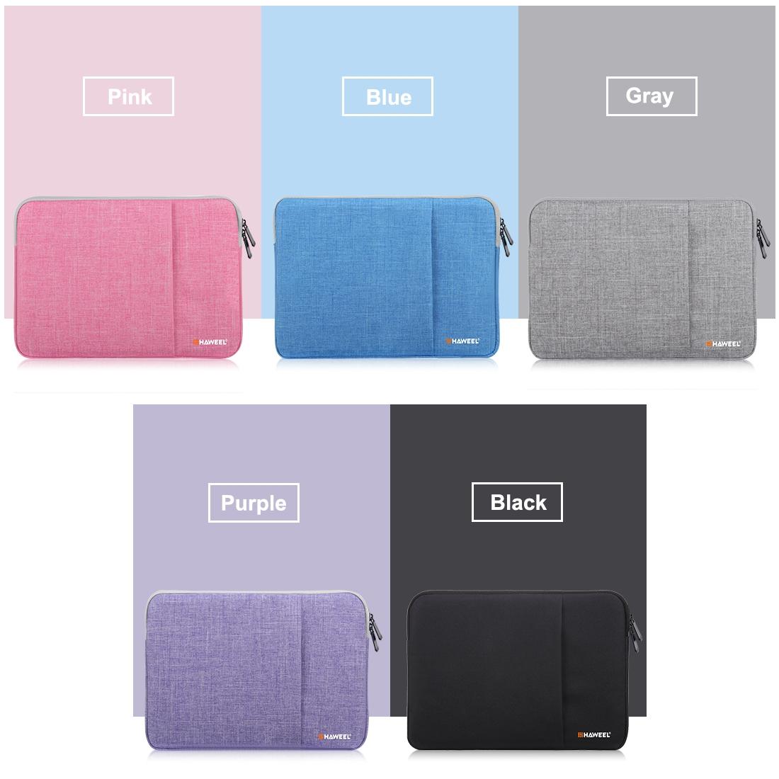 Zipper Sleeve Briefcase for Macbook Samsung Sony Dell Alienware Chuwi Asus Hp Laptops and Tablets - Black