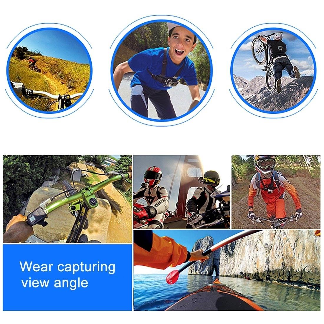 Adjustable Body Mount Belt With Phone Clamp For Action Cameras And Smartphones