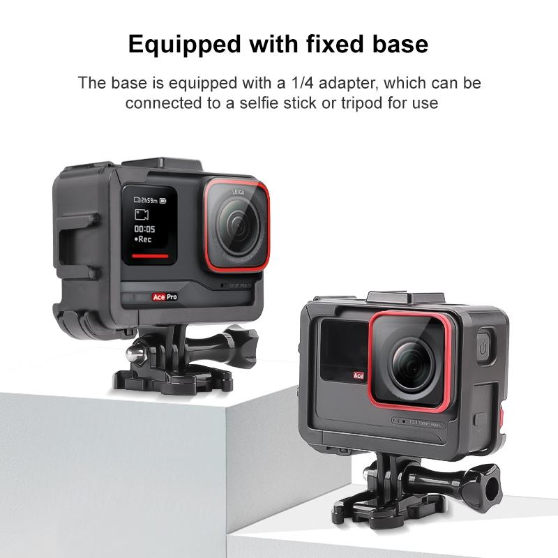 Insta360 Ace / Ace Pro Dual Cold Shoe Cage Expansion Adapter