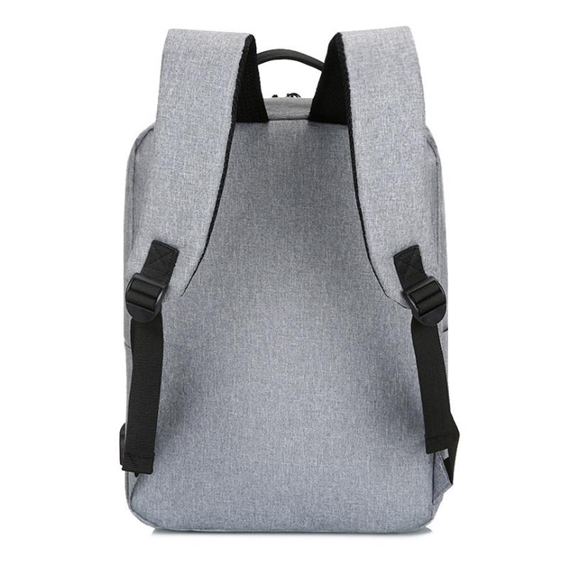 15.6 Laptop Backpack With Usb Charging - Waterproof Oxford Cloth Large Capacity - Black