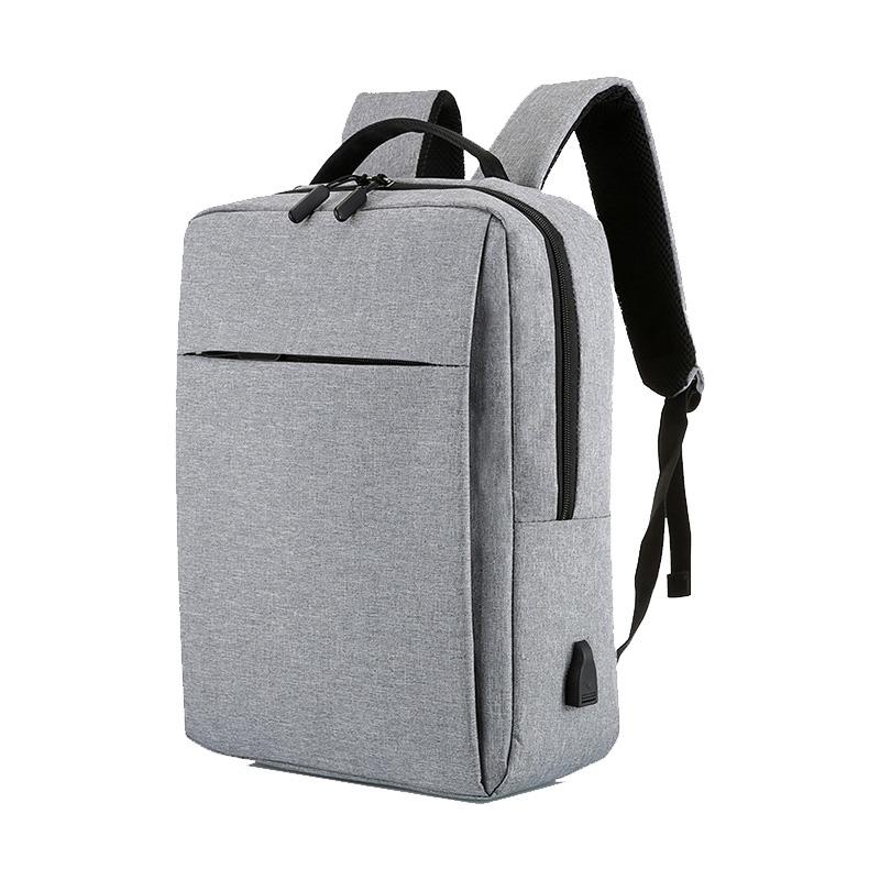 15.6 Laptop Backpack With Usb Charging - Waterproof Oxford Cloth Large Capacity - Black