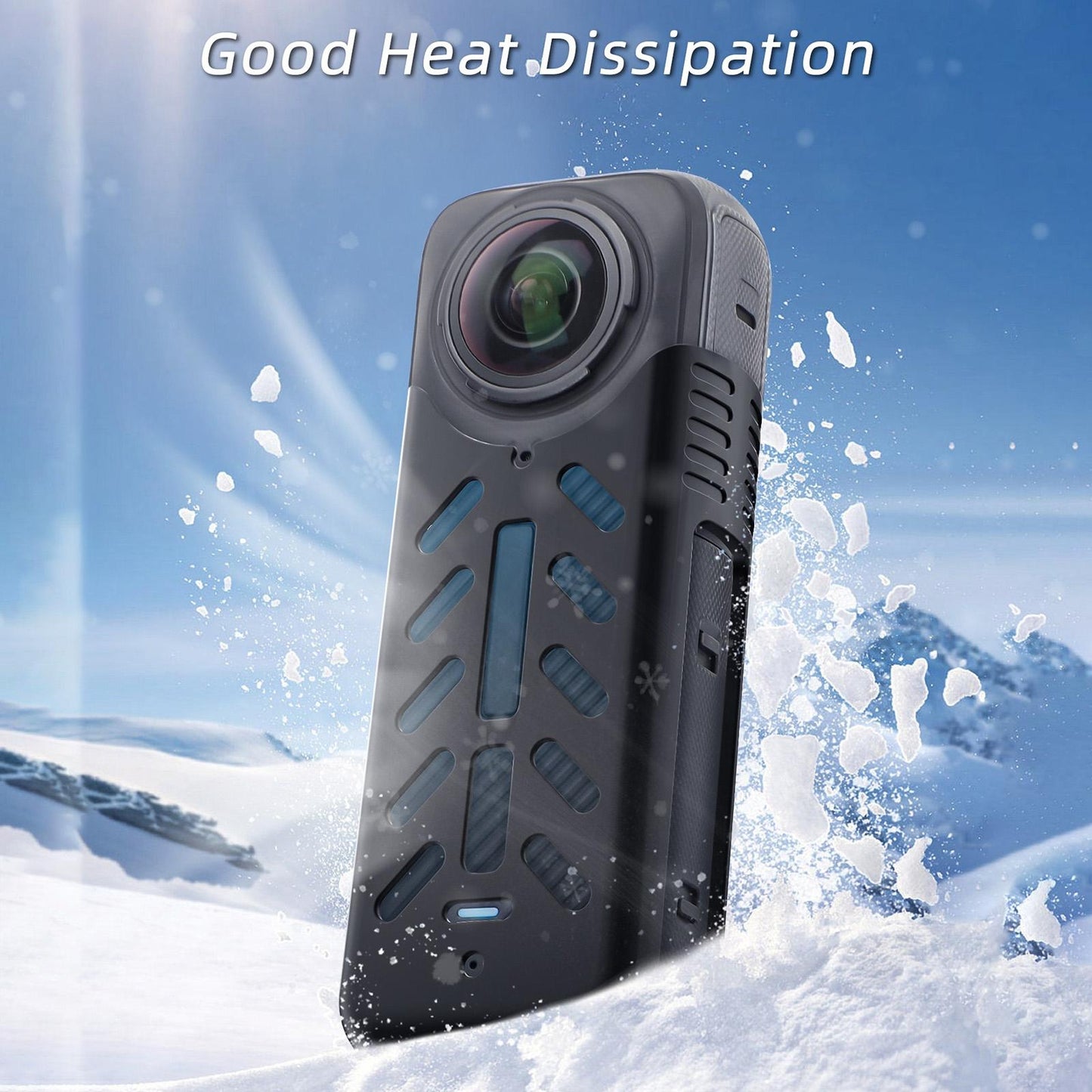 Silicone Shockproof Case And Lens Cover For Insta360 X4 By Sunnylife