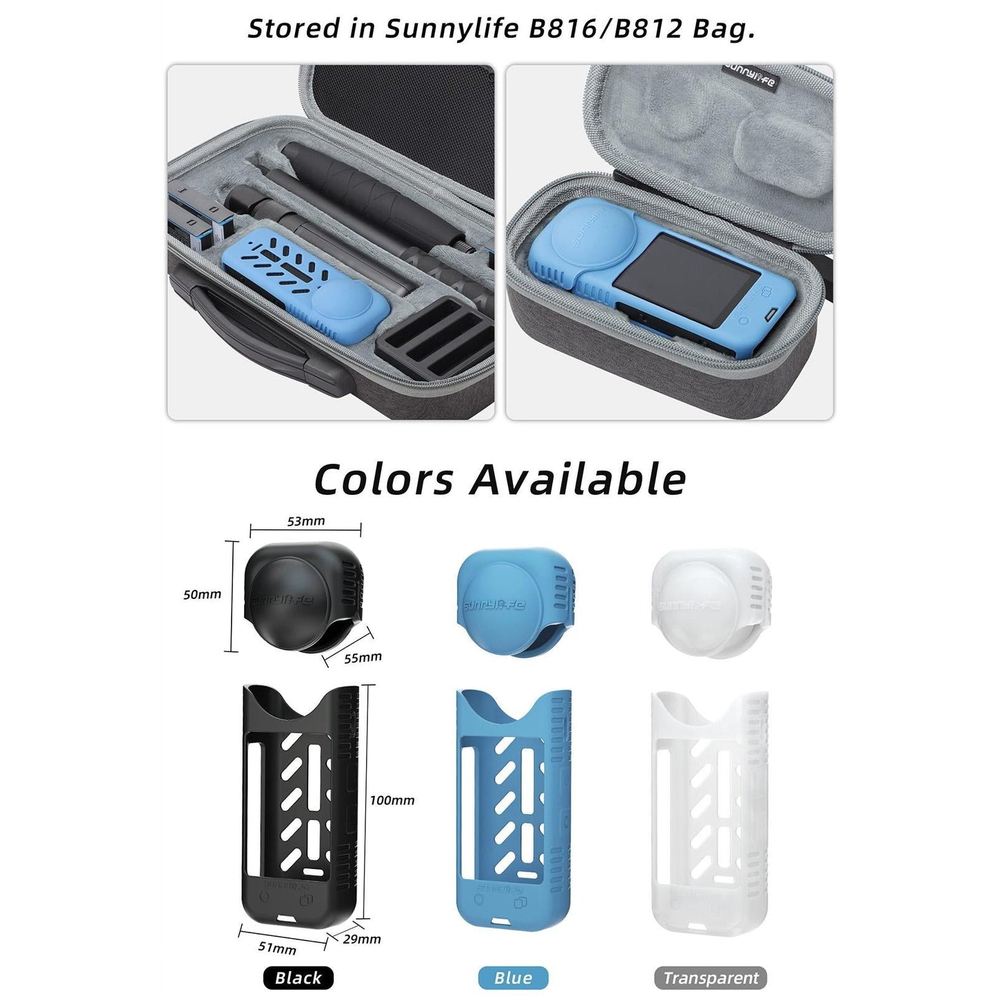 Silicone Shockproof Case And Lens Cover For Insta360 X4 By Sunnylife