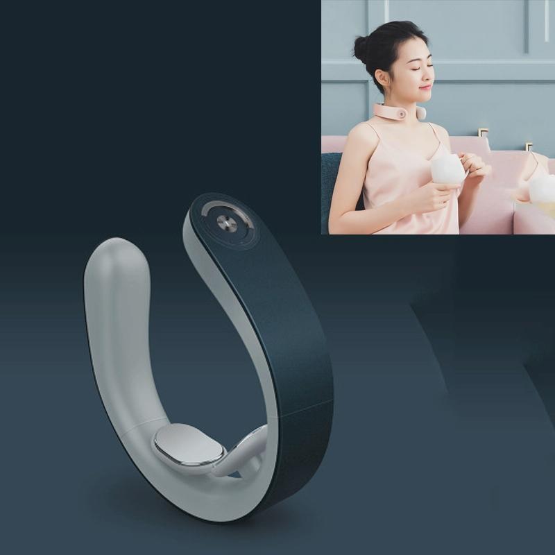Smart Neck & Shoulder Massager Heat Therapy Multi-Function Cervical Spine Physiotherapy Pgg - Pink