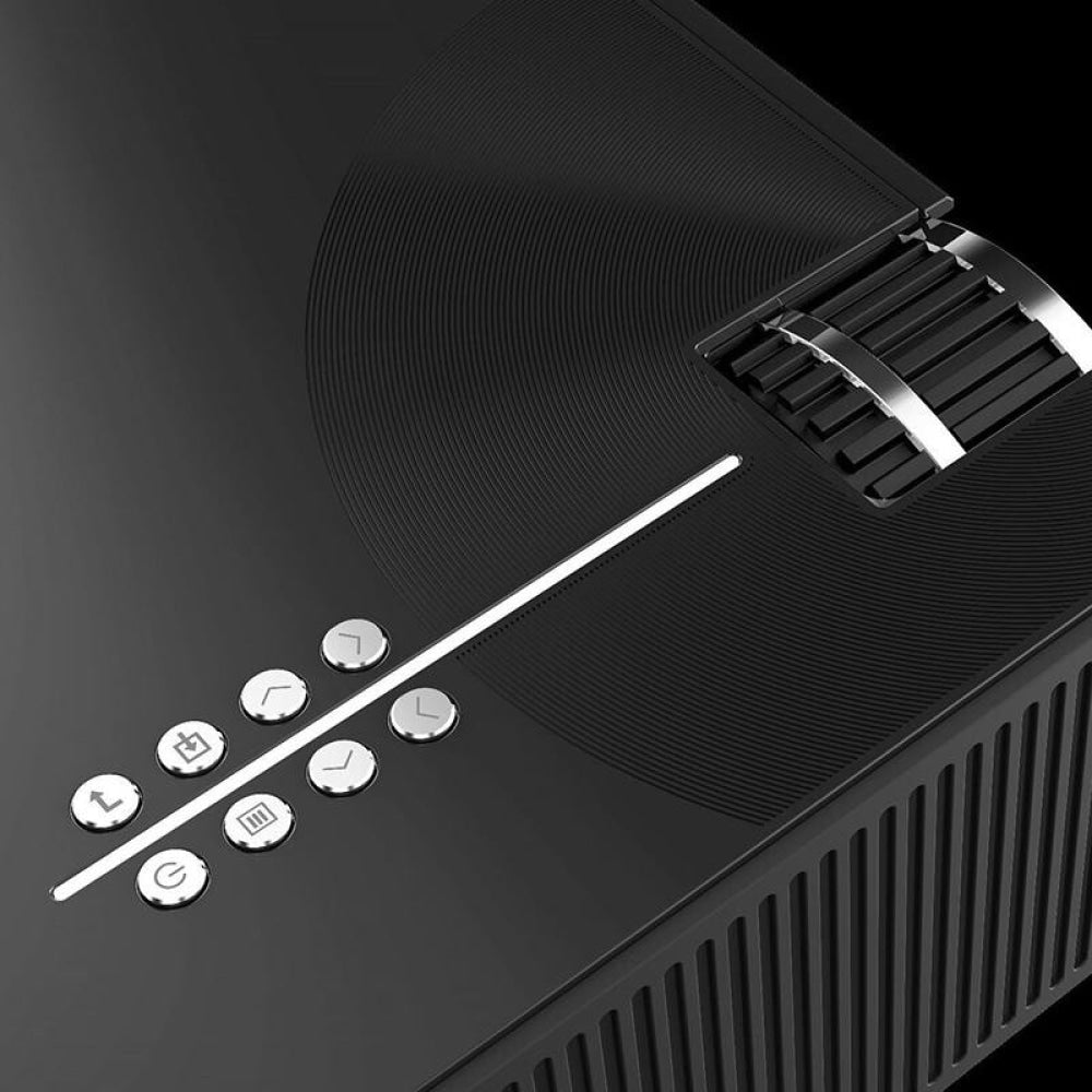 Smart Wifi Projector - 1800 Lumens 720P / 1080P Hd Hdmi / Usb / Vga / Av - Black