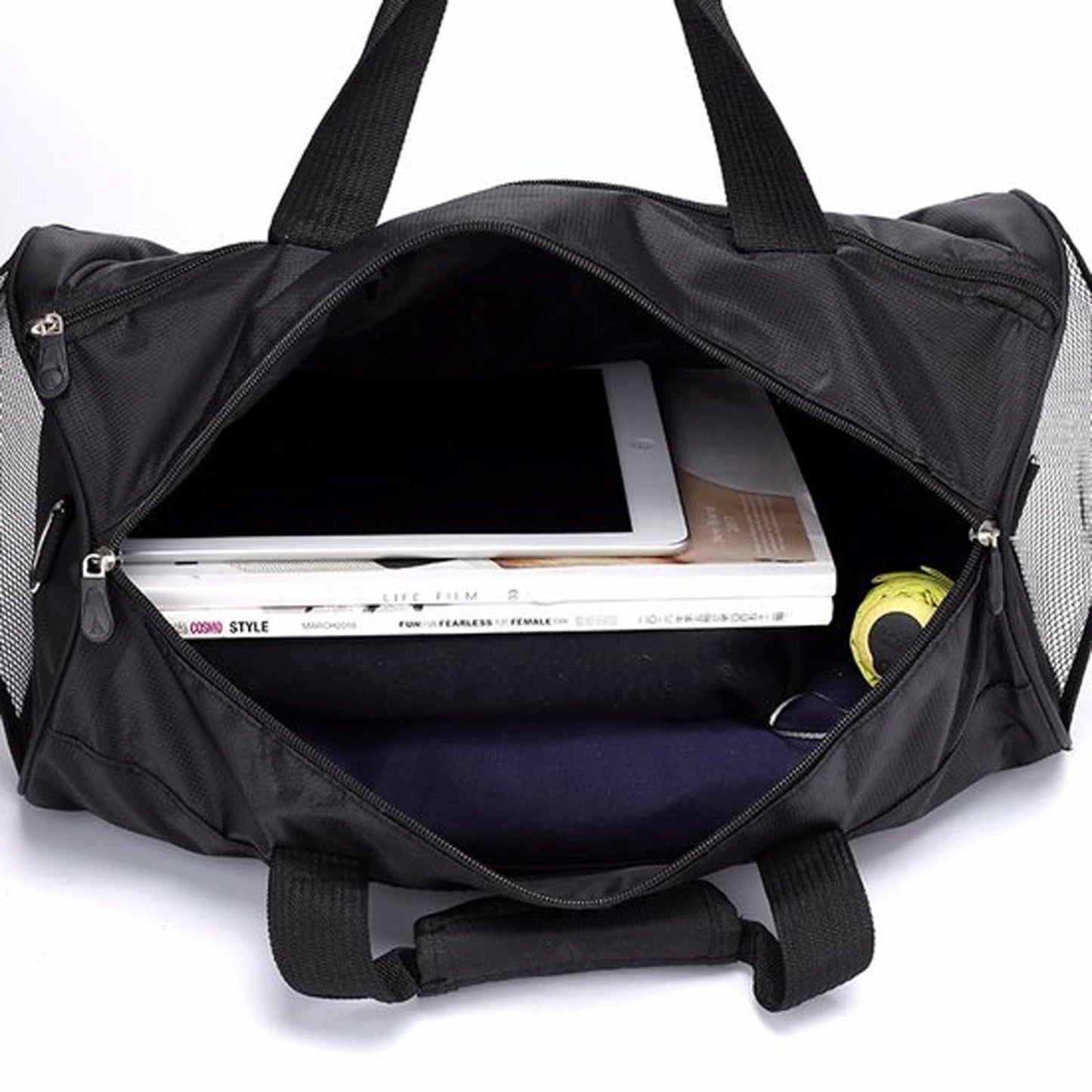 Versatile Gym Bag For Active Travel And Leisure - Silver