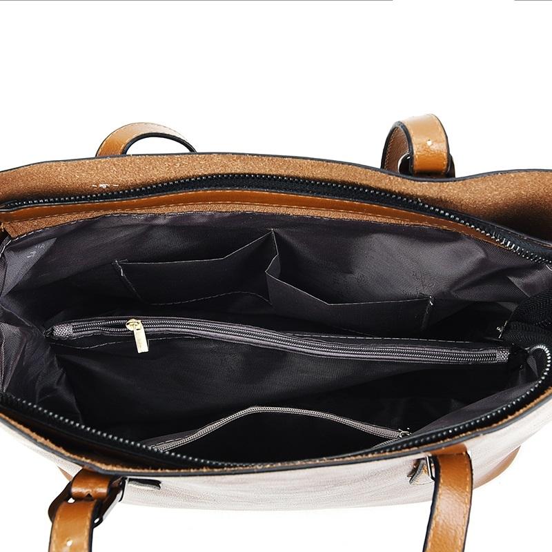 Black Pu Shoulder Bag For Women Casual Messenger Handbag