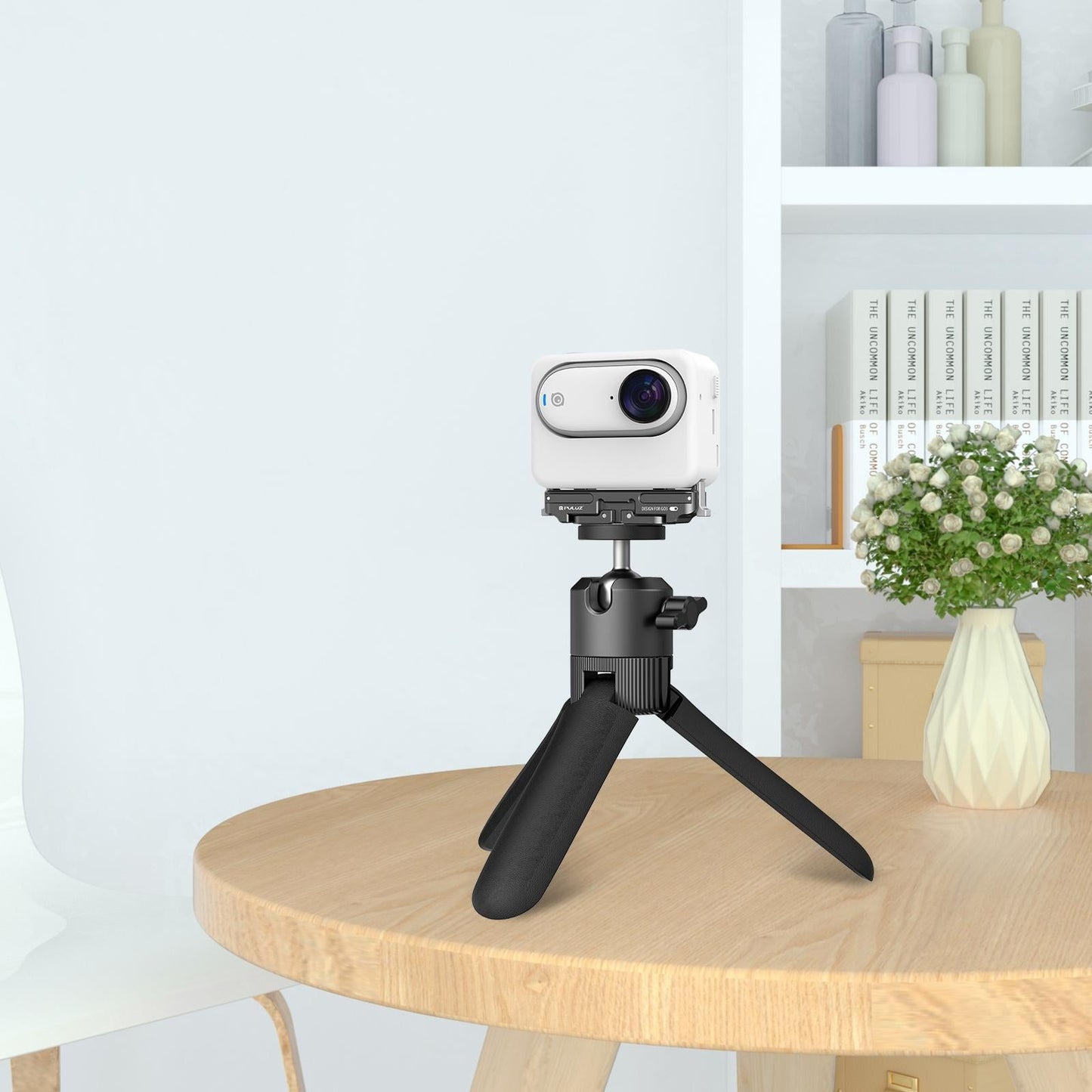 Aluminum Alloy Quick Release Base For Insta360 Go3 - Magnetic Mount