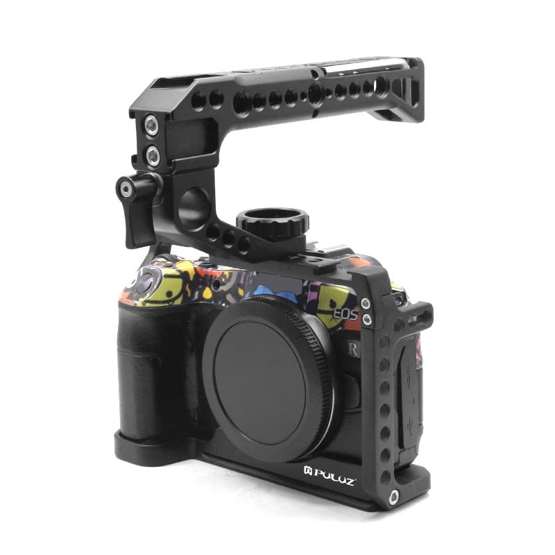 Metal Camera Cage For Canon Eos-Rp Stabilizer Rig - Black