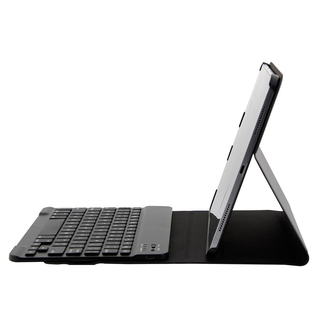 Bluetooth Keyboard & Leather Tablet Case For Ipad Pro 11 - Detachable Three-Gear Magnetic Sleep Function - Black