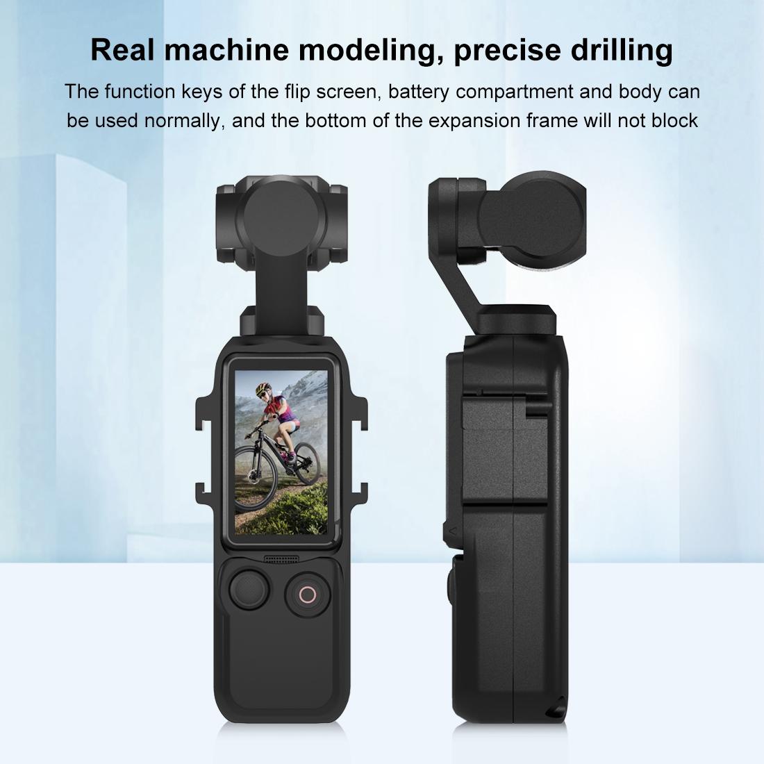 Dual Cold Shoe Adapter Bracket For Dji Pocket 3 Cage