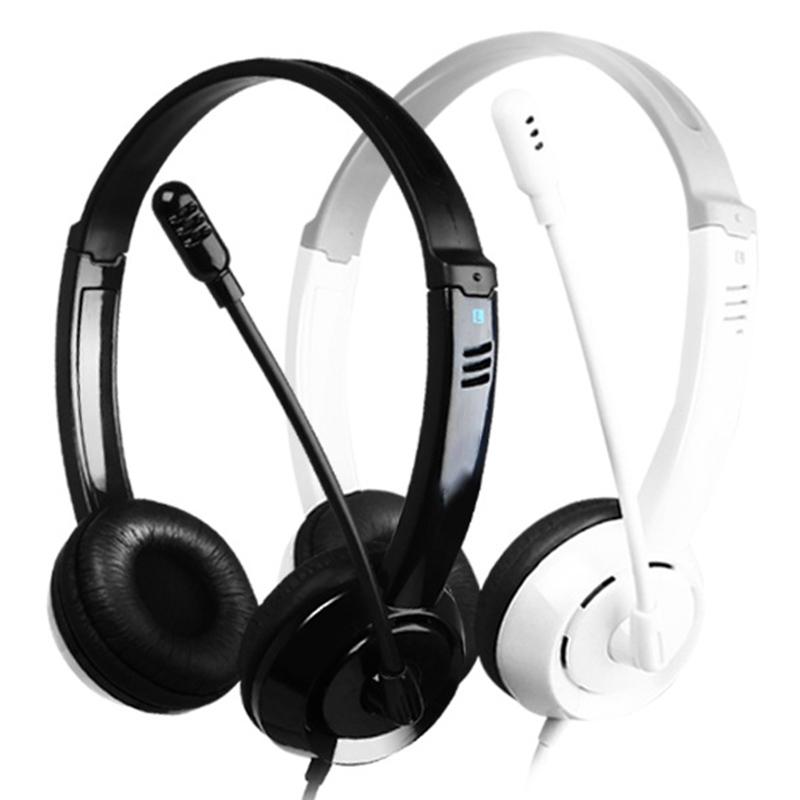 Kids' Headset With Mic 1.8M Cable Star Flag - Black