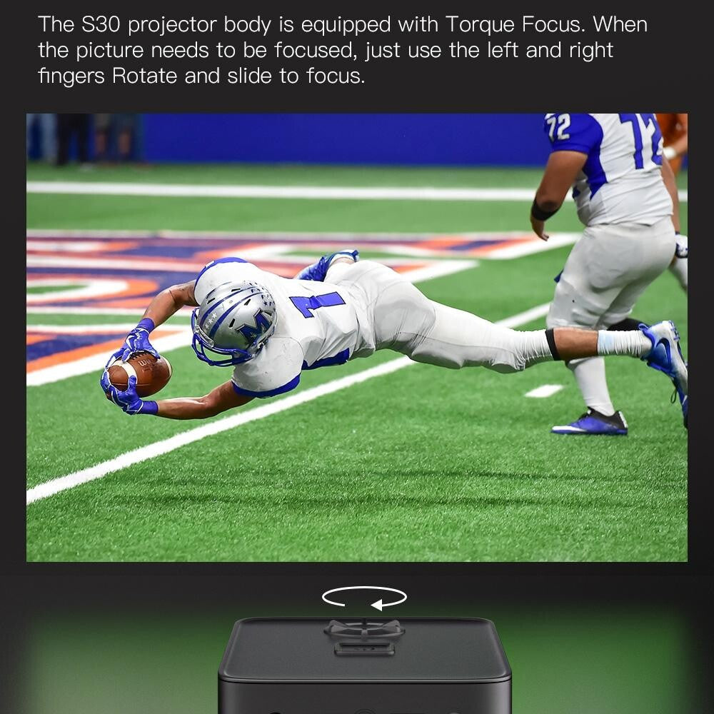 Portable Hd Wifi Projector For Android Devices - White