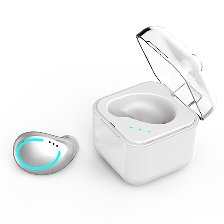 Mini Wireless Bluetooth Earphone with Charging Box - M-b8 - Black