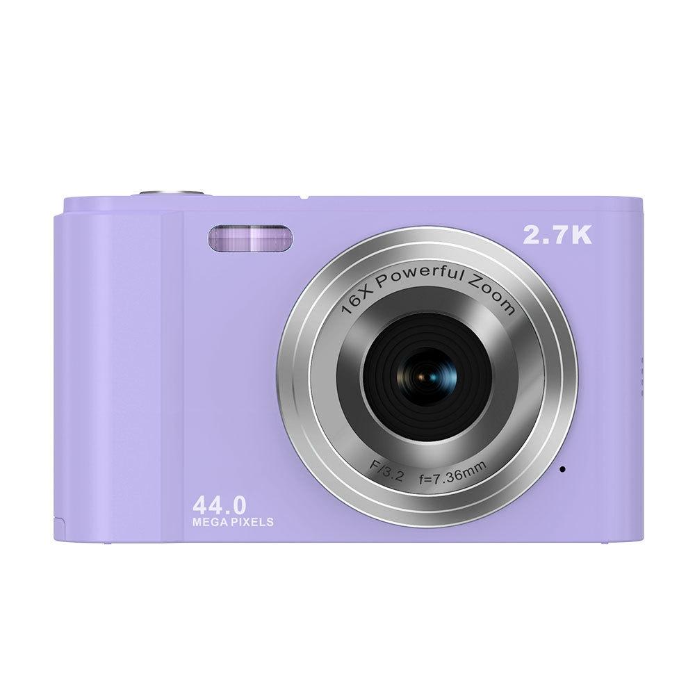 2.7k Full Hd 44mp 16x Zoom 2.88 Digital Camera for Kids - Black
