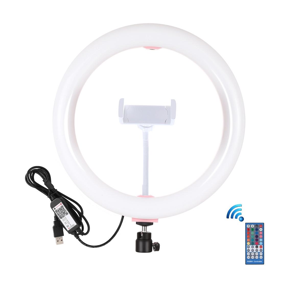 10.2 Curved Led Ring Light with Tripod & Remote for Vlogging & Photography - Black