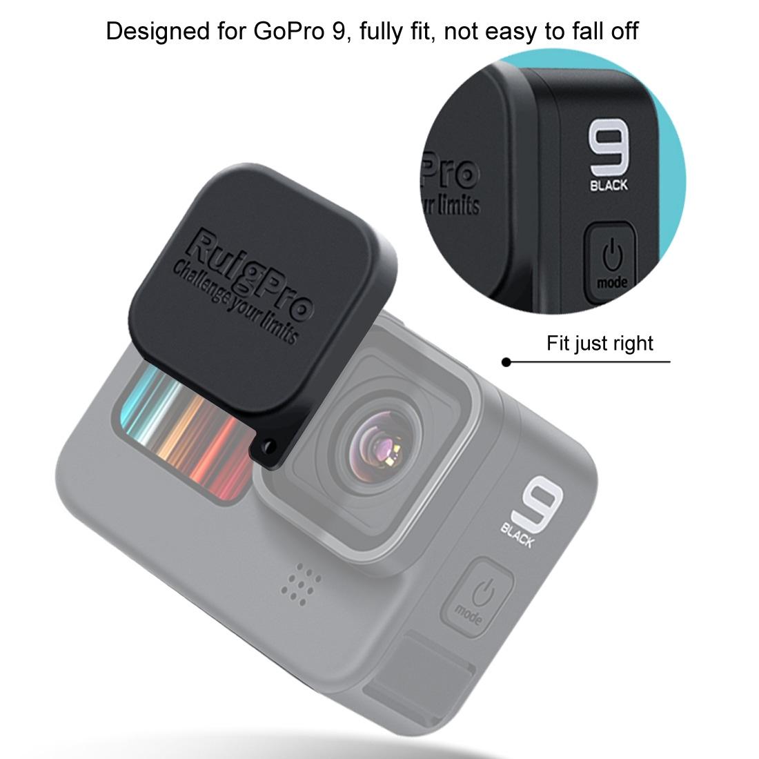 Soft Rubber Camera Lens Protective Cap for Gopro Hero10 / Hero9 - Scratch Resistant