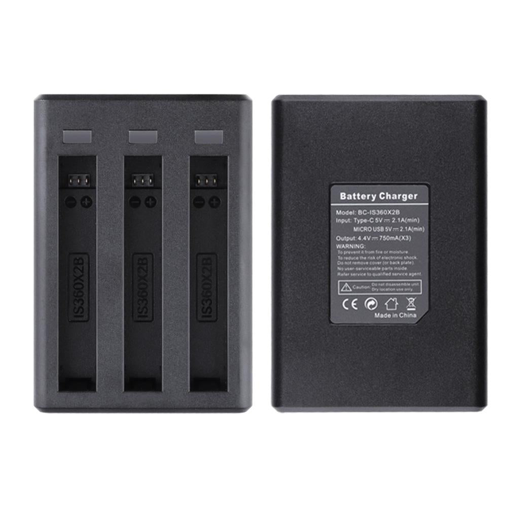 Fast Charger for Insta360 one X2 - Triple Slot