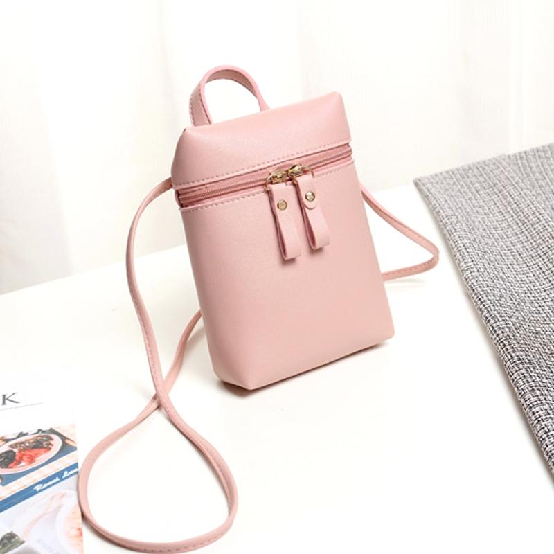 Simple Casual Shoulder Messenger Bag Small Crossbody Bucket Bag For Women - Black