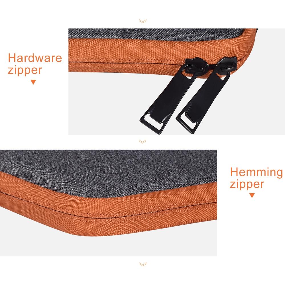Stylish Laptop Handbag for Macbook & More - Polyester & Nylon - Black