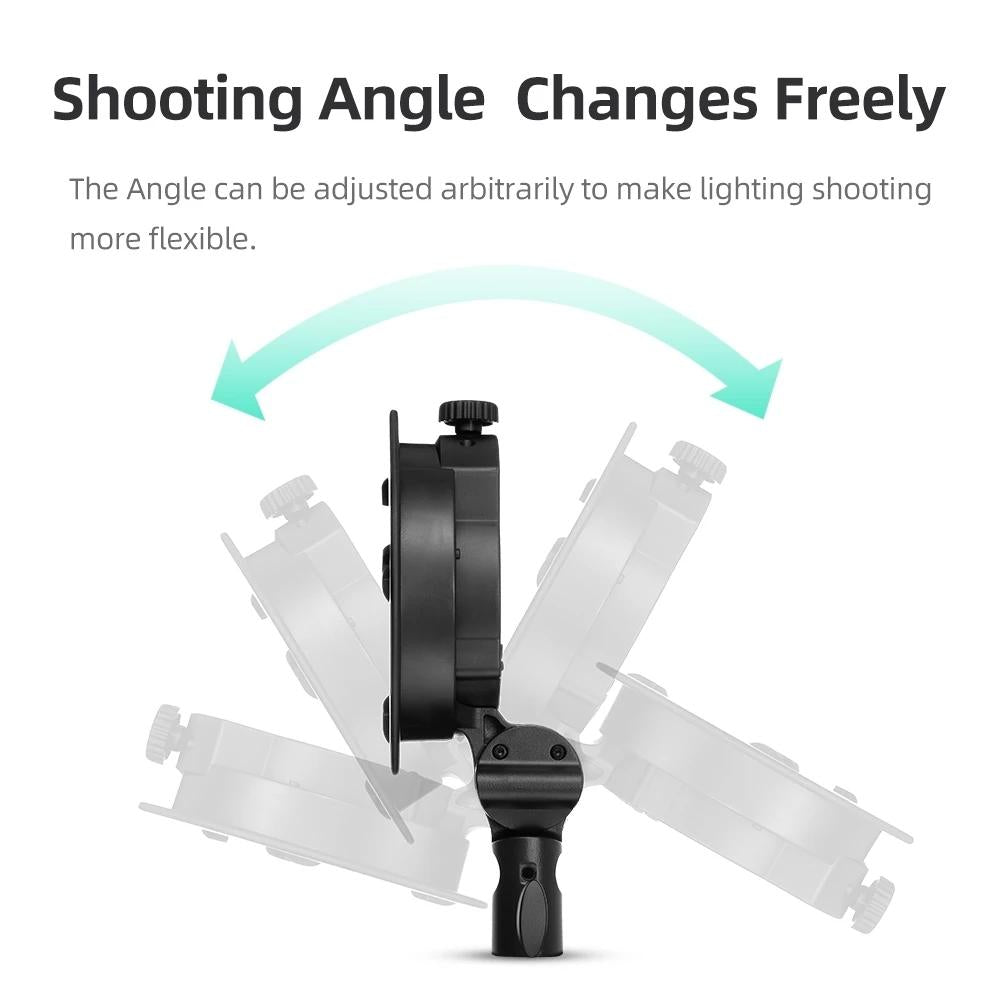 Universal S-Type Flash Bracket For Bowens Mount - Black