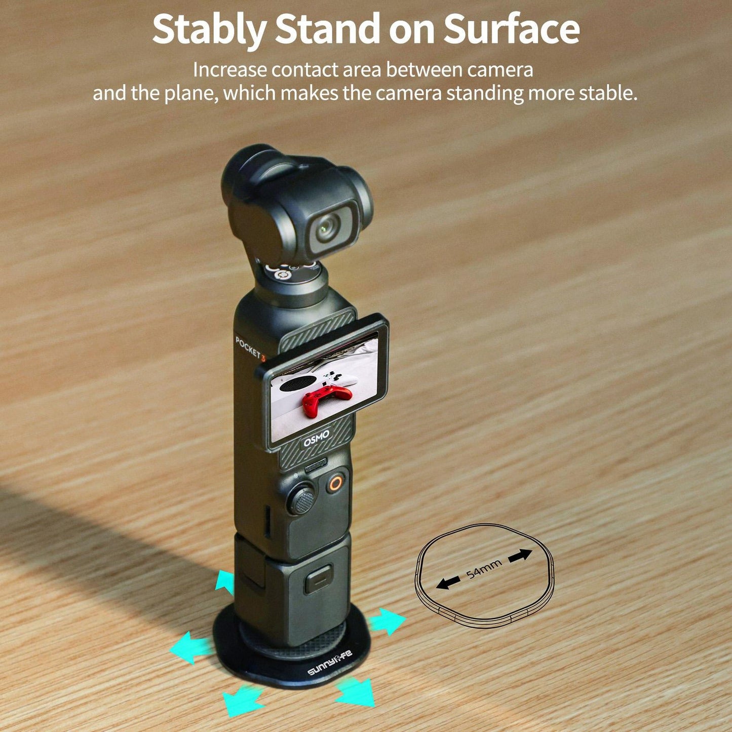 Metal Magnetic Base with 1 / 4 Adapter and Pivot Stand