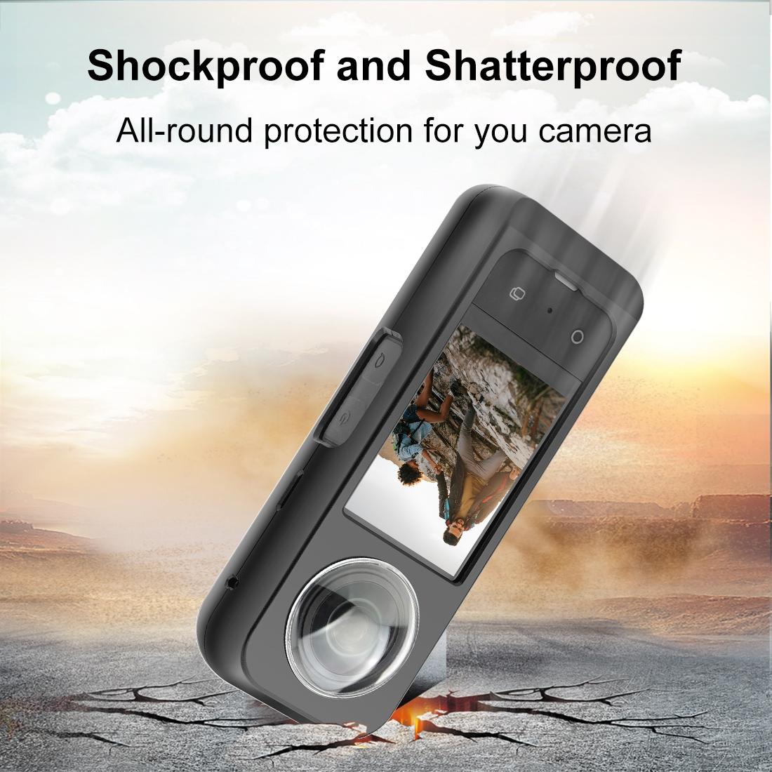 Metal Protective Cage for Insta360 X3 with Lens Protector