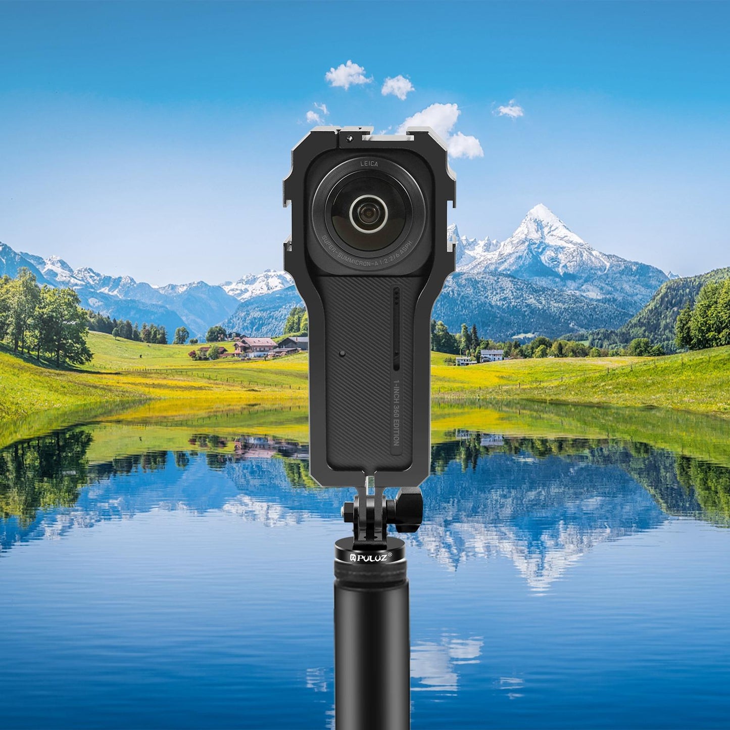 Insta360 one r 1 Rig Housing with Cold Shoe