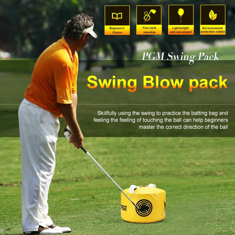 Versatile Golf Impact Trainer - Waterproof 26X44Cm - Black