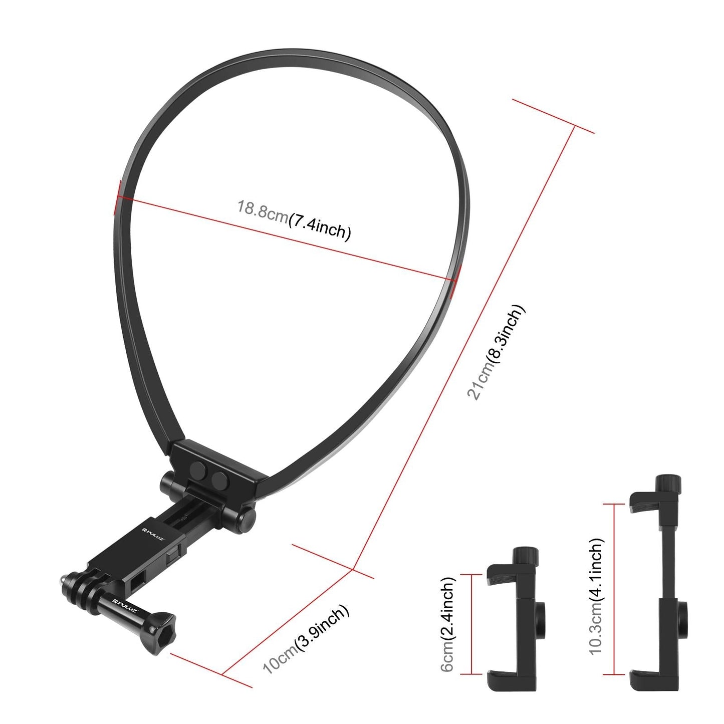 Flexible Neck Mount For Gopro And Smartphones - Adjustable