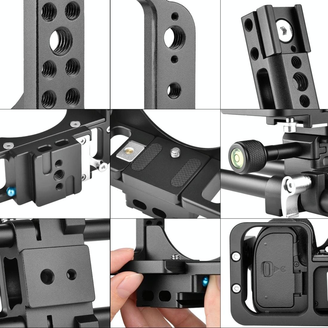 Video Camera Cage Stabilizer For Nikon Z6 / Z7 - Black