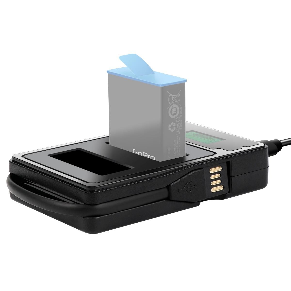 Gopro Hero9 Dual Battery Charger With Lcd Screen