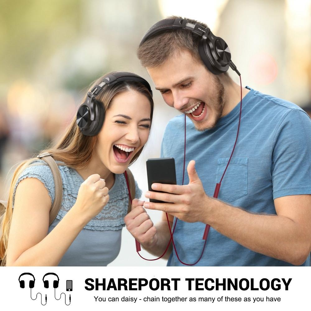 Noise-Cancelling Headset With Mic - Black