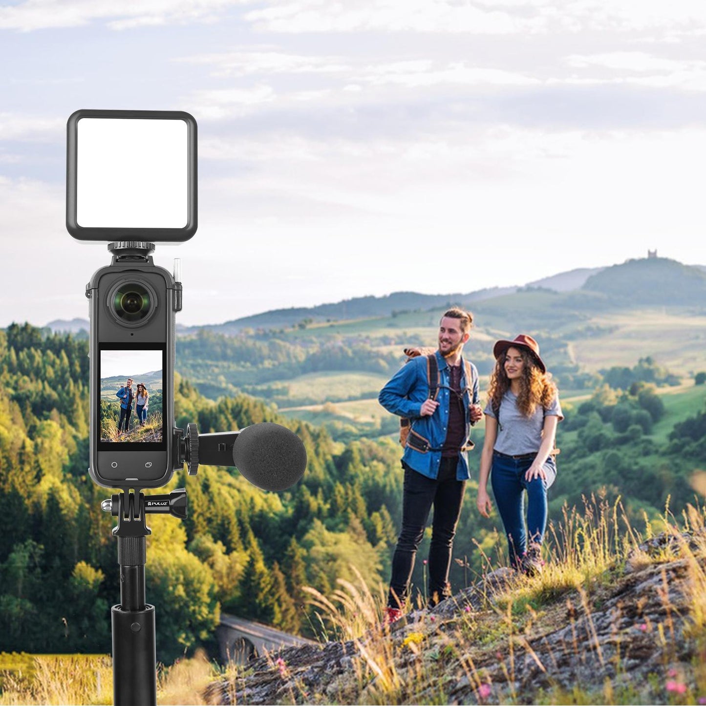 Insta360 X4 Cold Shoe Frame with Adapter and Screw