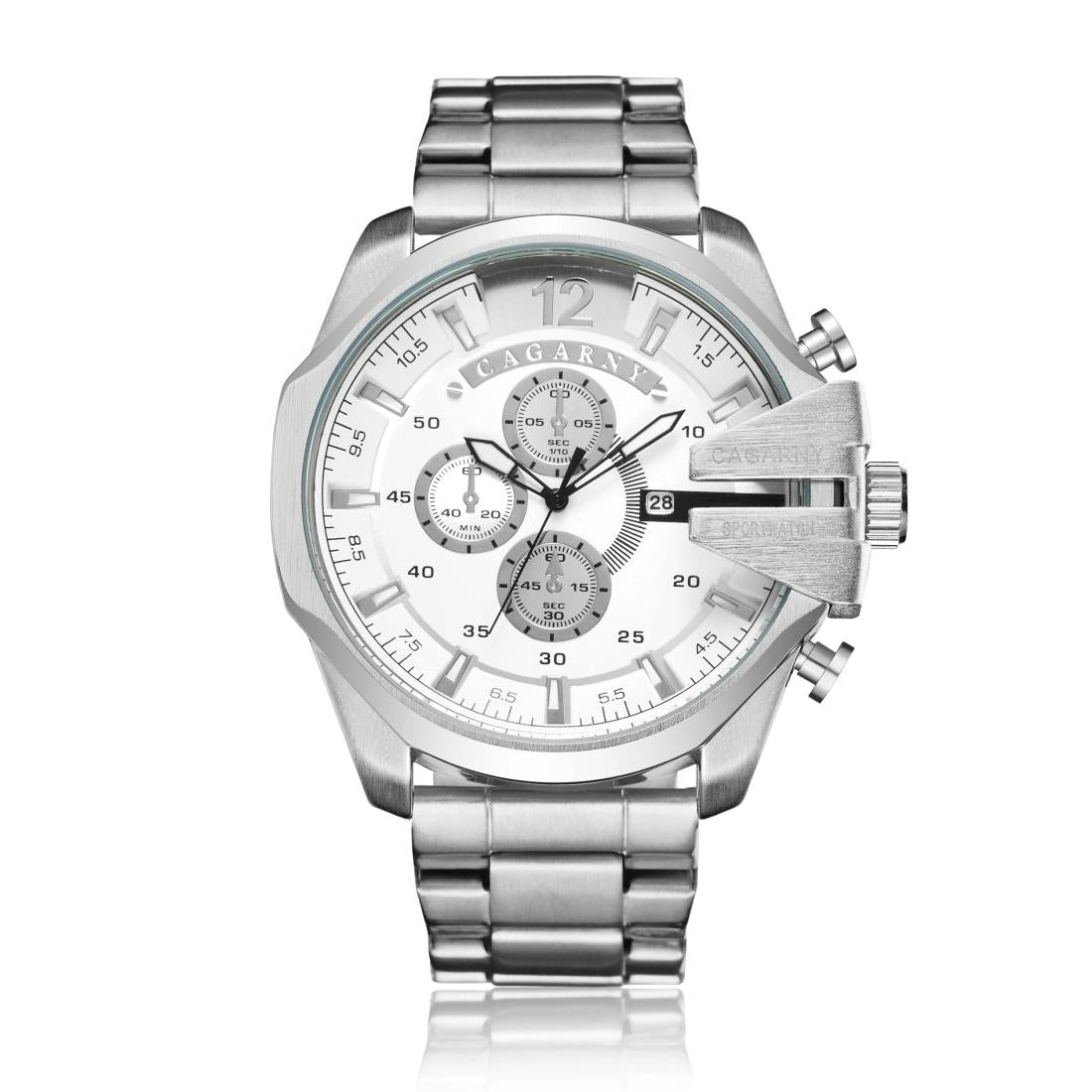 Stainless Steel Quartz Watch - Waterproof & Fashionable - Wa6838Sb