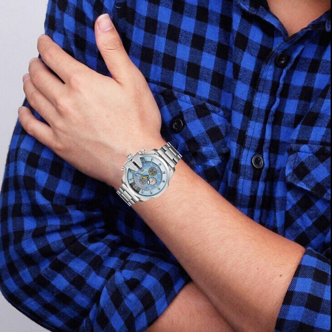 Stainless Steel Quartz Watch - Waterproof & Fashionable - Wa6838Sb