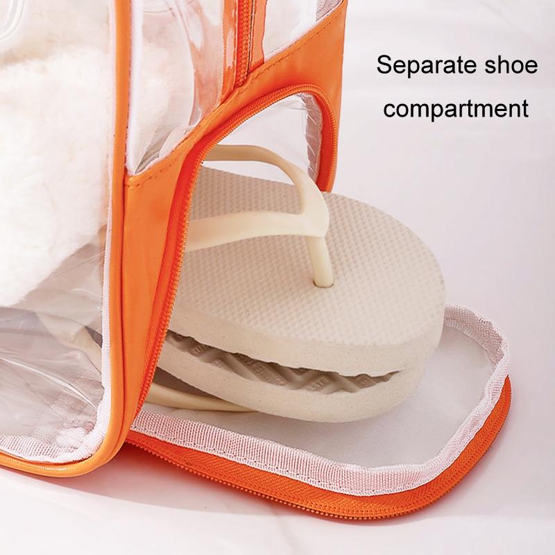 Waterproof Sports Tote For Toiletries & Makeup - Mint Green