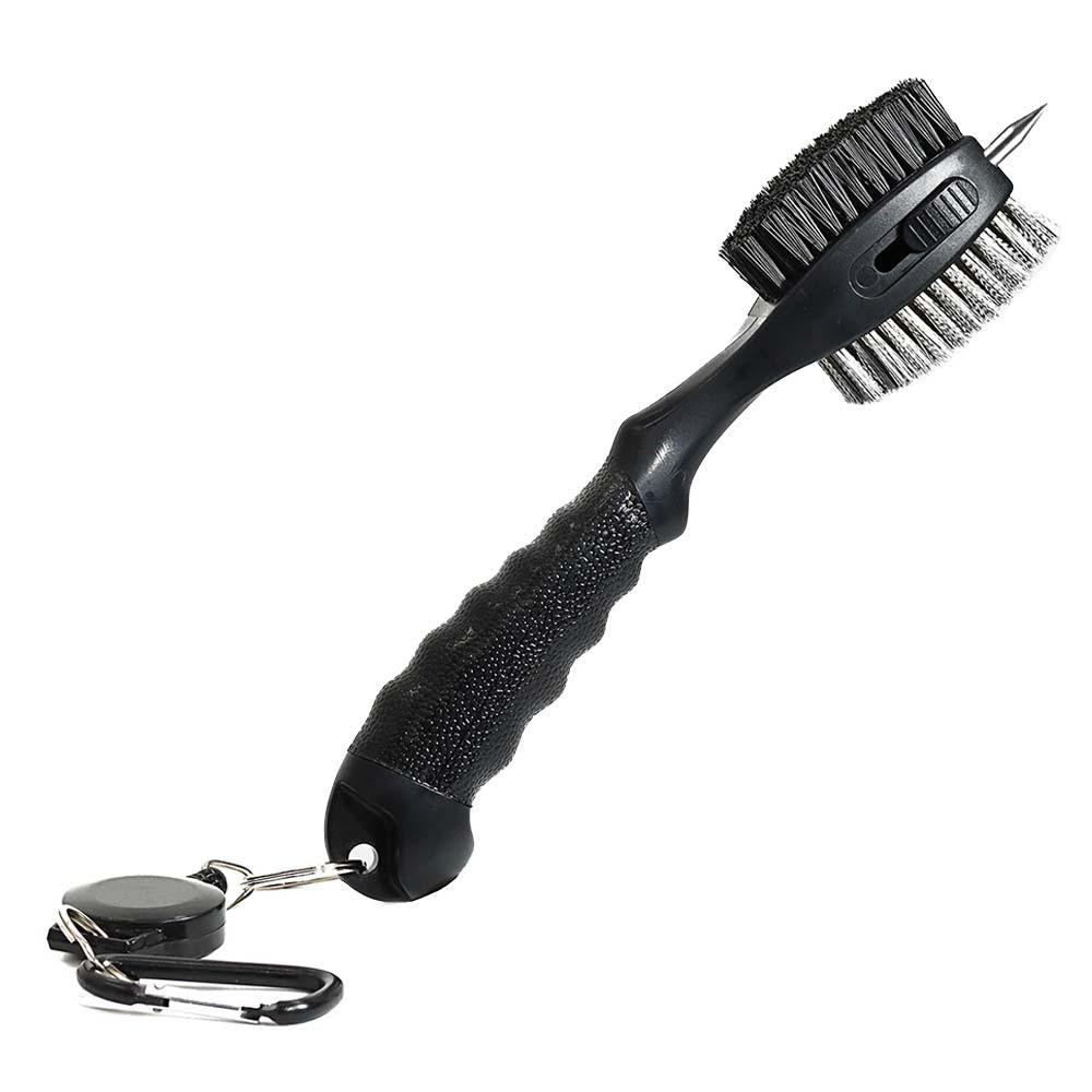 Portable Golf Club Brush - Retractable - Blue