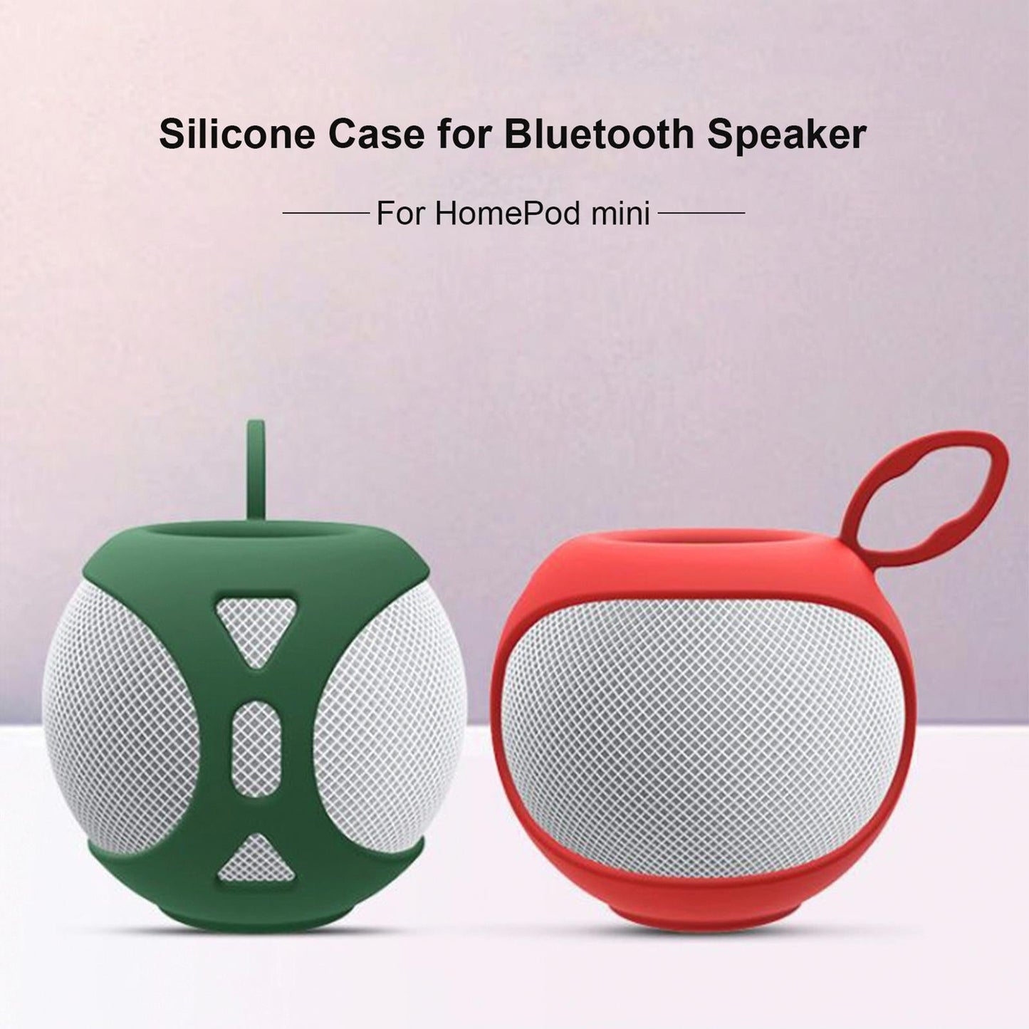 Soft Silicone Protective Cover for Apple Homepod Mini Speaker - Dark Green
