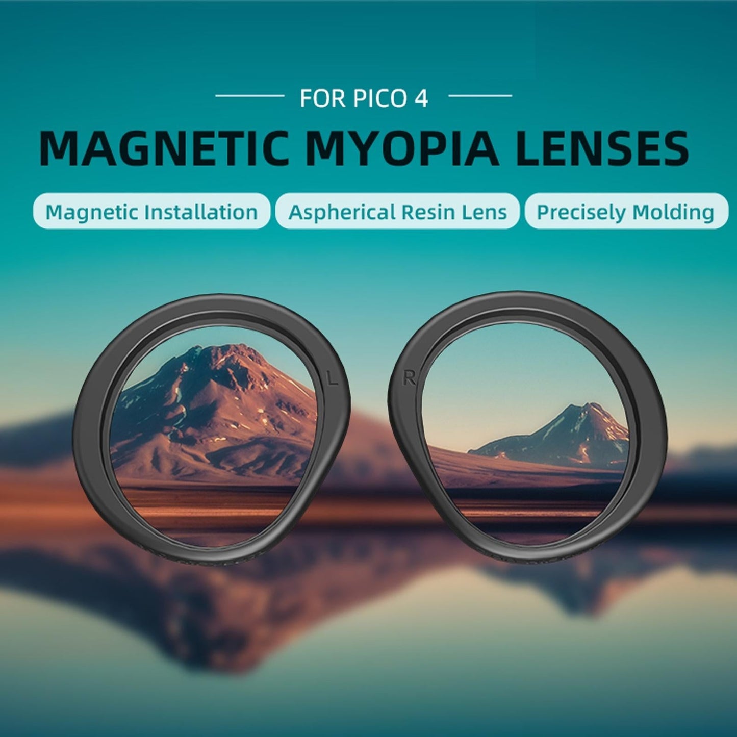 Vr Glasses Box For Pico 4 Hifylux - Magnetic Myopia - 1 Pair - 200 Degrees