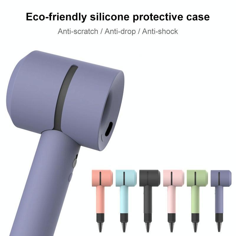 Shockproof Silicone Case For Dyson Hairdryer - Light Pink