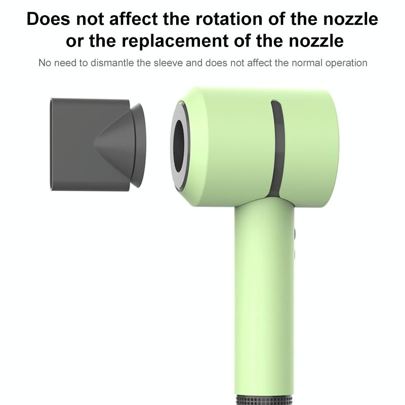 Shockproof Silicone Case For Dyson Hairdryer - Light Pink