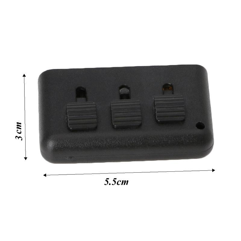 3-Piece Portable Golf Groove Cleaning Brush - Black